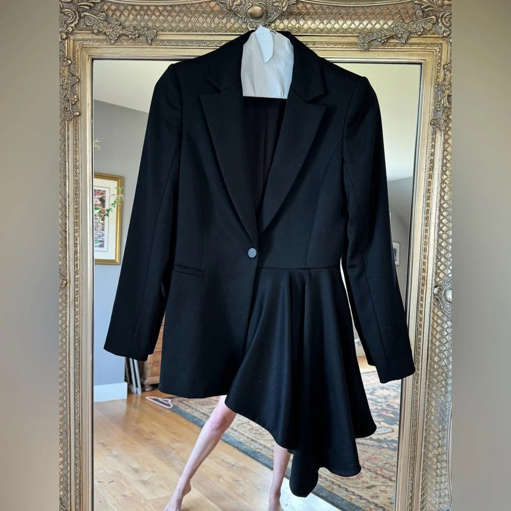 Alice + Olivia Hudson Draped Blazer NWOT